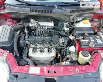 Червоний Шевроле Авео, об'ємом двигуна 1.5 л та пробігом 300 тис. км за 3700 $, фото 7 на Automoto.ua