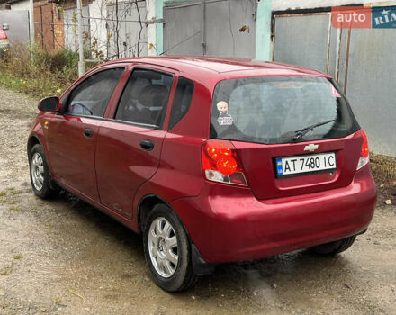 Красный Шевроле Авео, объемом двигателя 1.5 л и пробегом 190 тыс. км за 2450 $, фото 2 на Automoto.ua