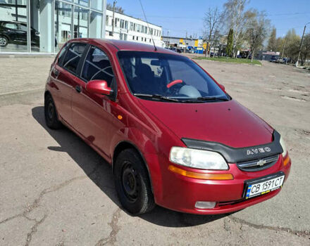 Красный Шевроле Авео, объемом двигателя 1.5 л и пробегом 214 тыс. км за 3200 $, фото 7 на Automoto.ua