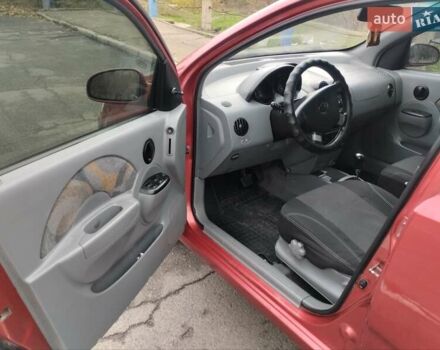 Красный Шевроле Авео, объемом двигателя 1.5 л и пробегом 275 тыс. км за 3700 $, фото 7 на Automoto.ua