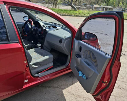 Красный Шевроле Авео, объемом двигателя 1.5 л и пробегом 214 тыс. км за 3200 $, фото 14 на Automoto.ua