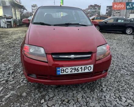 Красный Шевроле Авео, объемом двигателя 1.5 л и пробегом 290 тыс. км за 1680 $, фото 4 на Automoto.ua
