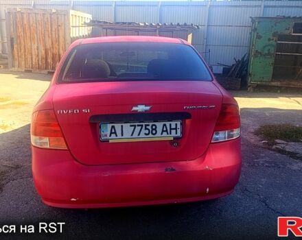 Красный Шевроле Авео, объемом двигателя 1.5 л и пробегом 350 тыс. км за 1200 $, фото 1 на Automoto.ua