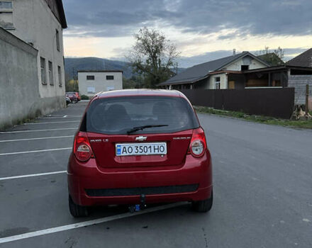 Красный Шевроле Авео, объемом двигателя 1.5 л и пробегом 143 тыс. км за 3800 $, фото 4 на Automoto.ua