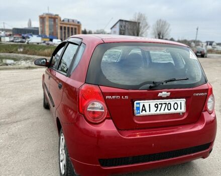Красный Шевроле Авео, объемом двигателя 1.5 л и пробегом 327 тыс. км за 3600 $, фото 1 на Automoto.ua