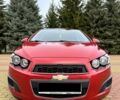 Красный Шевроле Авео, объемом двигателя 14 л и пробегом 154 тыс. км за 6799 $, фото 1 на Automoto.ua