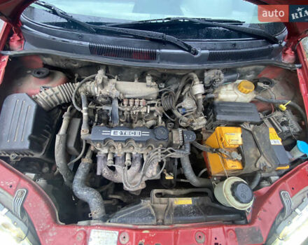 Красный Шевроле Авео, объемом двигателя 1.5 л и пробегом 250 тыс. км за 2200 $, фото 4 на Automoto.ua