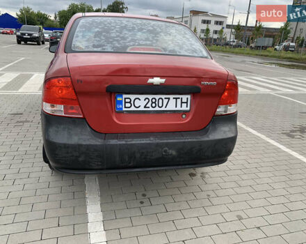 Красный Шевроле Авео, объемом двигателя 1.5 л и пробегом 260 тыс. км за 2350 $, фото 4 на Automoto.ua