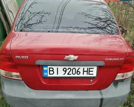 Красный Шевроле Авео, объемом двигателя 1.5 л и пробегом 250 тыс. км за 2650 $, фото 3 на Automoto.ua