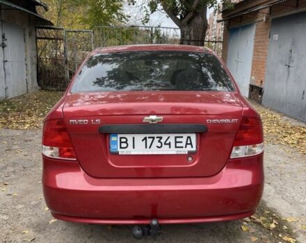 Красный Шевроле Авео, объемом двигателя 1.5 л и пробегом 224 тыс. км за 3200 $, фото 1 на Automoto.ua