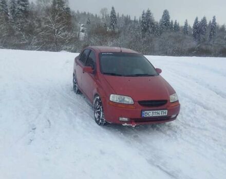 Красный Шевроле Авео, объемом двигателя 1.5 л и пробегом 197 тыс. км за 2900 $, фото 6 на Automoto.ua