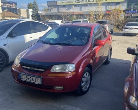 Красный Шевроле Авео, объемом двигателя 1.5 л и пробегом 220 тыс. км за 2700 $, фото 1 на Automoto.ua