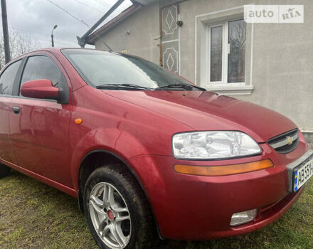 Красный Шевроле Авео, объемом двигателя 1.5 л и пробегом 86 тыс. км за 4600 $, фото 6 на Automoto.ua