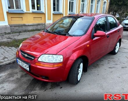 Красный Шевроле Авео, объемом двигателя 1.5 л и пробегом 186 тыс. км за 2500 $, фото 1 на Automoto.ua