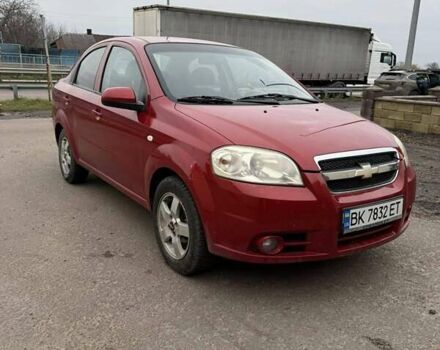 Красный Шевроле Авео, объемом двигателя 1.4 л и пробегом 169 тыс. км за 4200 $, фото 3 на Automoto.ua