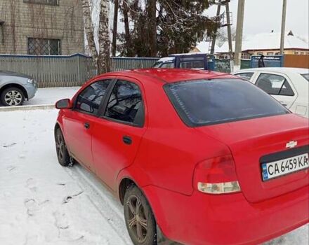 Красный Шевроле Авео, объемом двигателя 1.5 л и пробегом 180 тыс. км за 2400 $, фото 1 на Automoto.ua