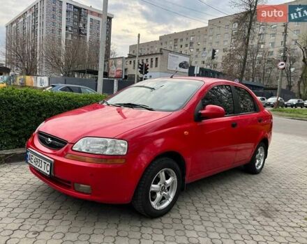 Красный Шевроле Авео, объемом двигателя 1.5 л и пробегом 222 тыс. км за 3500 $, фото 6 на Automoto.ua