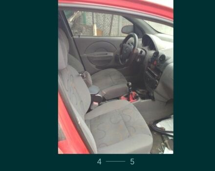 Красный Шевроле Авео, объемом двигателя 10 л и пробегом 100 тыс. км за 499 $, фото 1 на Automoto.ua