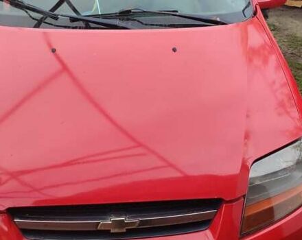 Красный Шевроле Авео, объемом двигателя 1.5 л и пробегом 160 тыс. км за 3300 $, фото 3 на Automoto.ua