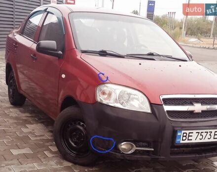 Красный Шевроле Авео, объемом двигателя 1.5 л и пробегом 258 тыс. км за 3300 $, фото 9 на Automoto.ua