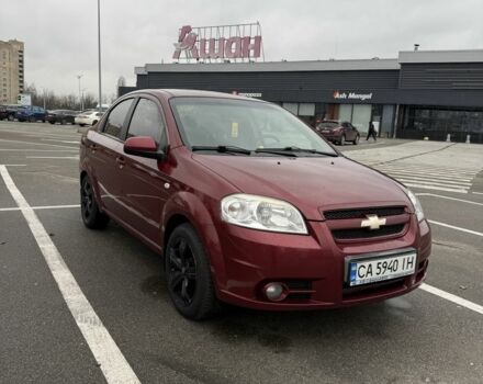 Красный Шевроле Авео, объемом двигателя 1.6 л и пробегом 158 тыс. км за 4600 $, фото 1 на Automoto.ua