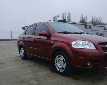 Красный Шевроле Авео, объемом двигателя 1.6 л и пробегом 91 тыс. км за 4800 $, фото 1 на Automoto.ua
