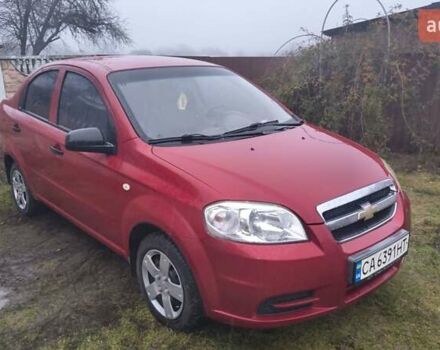 Красный Шевроле Авео, объемом двигателя 1.5 л и пробегом 215 тыс. км за 3000 $, фото 1 на Automoto.ua