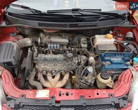 Красный Шевроле Авео, объемом двигателя 1.5 л и пробегом 234 тыс. км за 3200 $, фото 5 на Automoto.ua