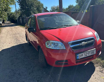 Красный Шевроле Авео, объемом двигателя 1.5 л и пробегом 160 тыс. км за 3150 $, фото 1 на Automoto.ua