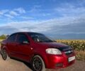 Красный Шевроле Авео, объемом двигателя 1.5 л и пробегом 209 тыс. км за 3550 $, фото 1 на Automoto.ua