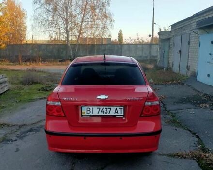 Красный Шевроле Авео, объемом двигателя 1.5 л и пробегом 65 тыс. км за 5500 $, фото 18 на Automoto.ua