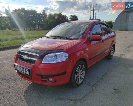 Красный Шевроле Авео, объемом двигателя 1.5 л и пробегом 65 тыс. км за 5500 $, фото 3 на Automoto.ua