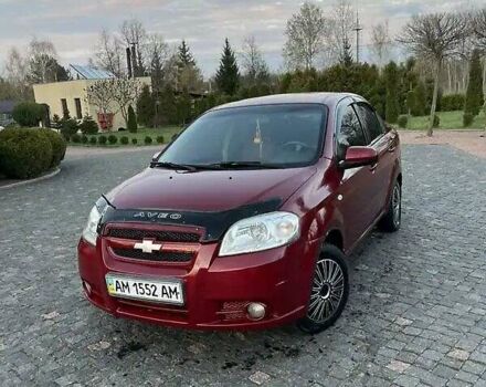 Красный Шевроле Авео, объемом двигателя 1.6 л и пробегом 186 тыс. км за 3600 $, фото 3 на Automoto.ua