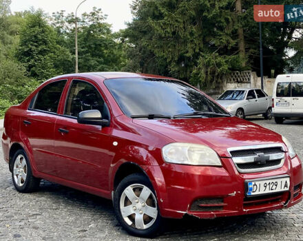 Красный Шевроле Авео, объемом двигателя 1.5 л и пробегом 106 тыс. км за 4300 $, фото 1 на Automoto.ua