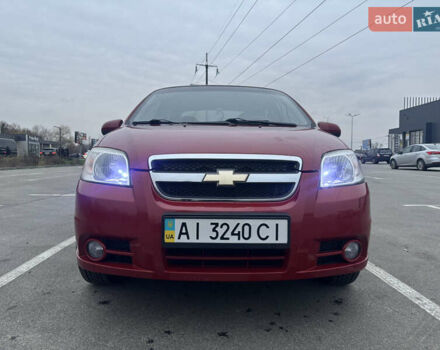 Красный Шевроле Авео, объемом двигателя 1.5 л и пробегом 190 тыс. км за 5200 $, фото 2 на Automoto.ua