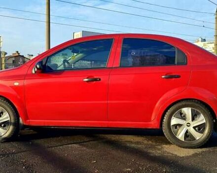 Красный Шевроле Авео, объемом двигателя 1.4 л и пробегом 202 тыс. км за 3600 $, фото 7 на Automoto.ua