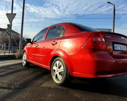 Красный Шевроле Авео, объемом двигателя 1.4 л и пробегом 202 тыс. км за 3600 $, фото 3 на Automoto.ua