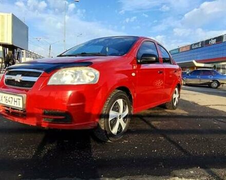 Красный Шевроле Авео, объемом двигателя 1.4 л и пробегом 202 тыс. км за 3600 $, фото 4 на Automoto.ua