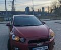 Красный Шевроле Авео, объемом двигателя 1.4 л и пробегом 149 тыс. км за 6500 $, фото 1 на Automoto.ua