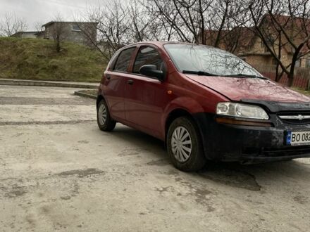 Шевроле Авео 2003 у Тернополі на Automoto.ua Червоний Шевроле Авео, об'ємом двигуна 1.2 л та пробігом 180 тис. км за 1599 $, фото 1 на Automoto.ua