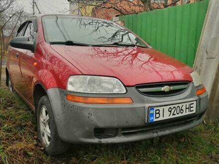 Красный Шевроле Авео, объемом двигателя 1.5 л и пробегом 250 тыс. км за 2650 $, фото 1 на Automoto.ua