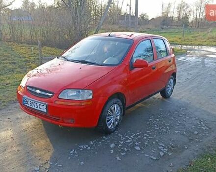 Красный Шевроле Авео, объемом двигателя 1.2 л и пробегом 300 тыс. км за 1699 $, фото 1 на Automoto.ua
