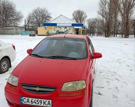 Красный Шевроле Авео, объемом двигателя 1.5 л и пробегом 180 тыс. км за 2400 $, фото 1 на Automoto.ua