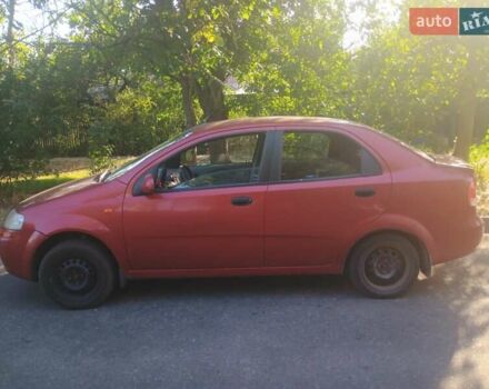 Красный Шевроле Авео, объемом двигателя 1.5 л и пробегом 400 тыс. км за 1800 $, фото 1 на Automoto.ua