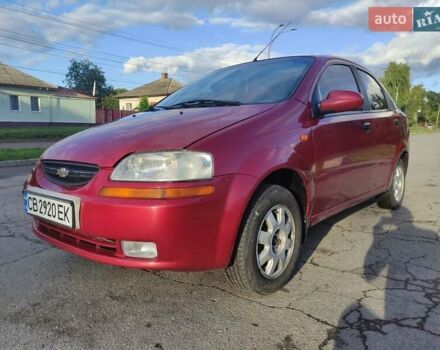 Красный Шевроле Авео, объемом двигателя 1.5 л и пробегом 190 тыс. км за 2500 $, фото 1 на Automoto.ua