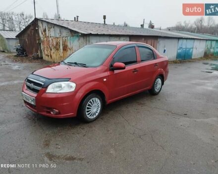Красный Шевроле Авео, объемом двигателя 1.5 л и пробегом 115 тыс. км за 3000 $, фото 1 на Automoto.ua