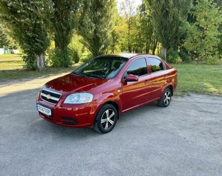 Красный Шевроле Авео, объемом двигателя 1.5 л и пробегом 215 тыс. км за 3800 $, фото 1 на Automoto.ua
