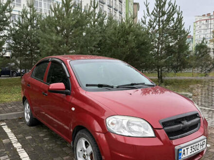Красный Шевроле Авео, объемом двигателя 1.5 л и пробегом 150 тыс. км за 3600 $, фото 1 на Automoto.ua