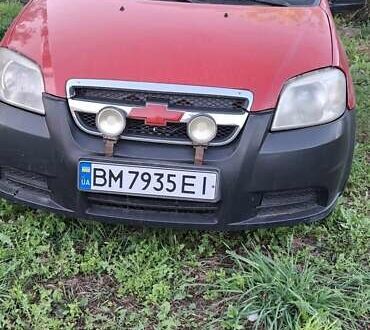 Красный Шевроле Авео, объемом двигателя 1.5 л и пробегом 400 тыс. км за 2500 $, фото 1 на Automoto.ua