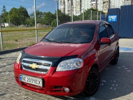 Красный Шевроле Авео, объемом двигателя 1.5 л и пробегом 189 тыс. км за 3400 $, фото 1 на Automoto.ua